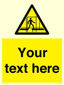 Custom Scaffold Incomplete Sign